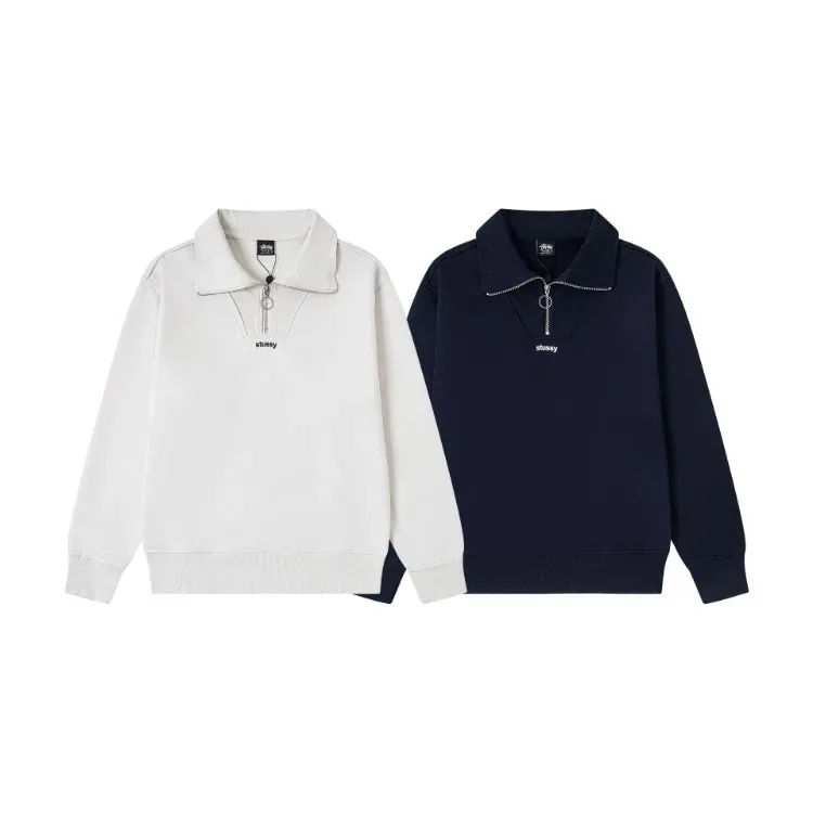 Stussy Half-Zip Pullover Sweatshirt [2 styles] — listing photo