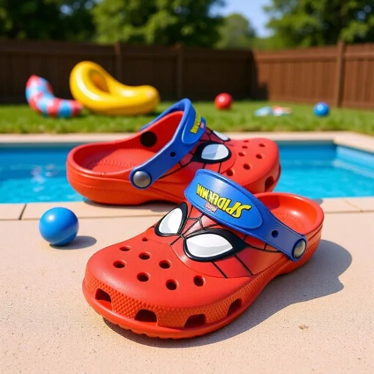 Crocs Spider-Man Classic Clog Kids Shoes — listing image