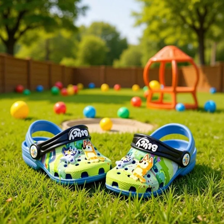 Crocs Classic Clog x Bluey Kids' Waterproof Clogs — listing image