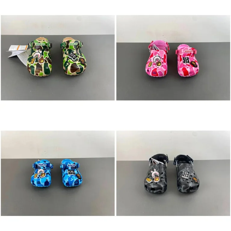 Crocs Classic Clog x BAPE Collaboration Kids' Clogs — listing image
