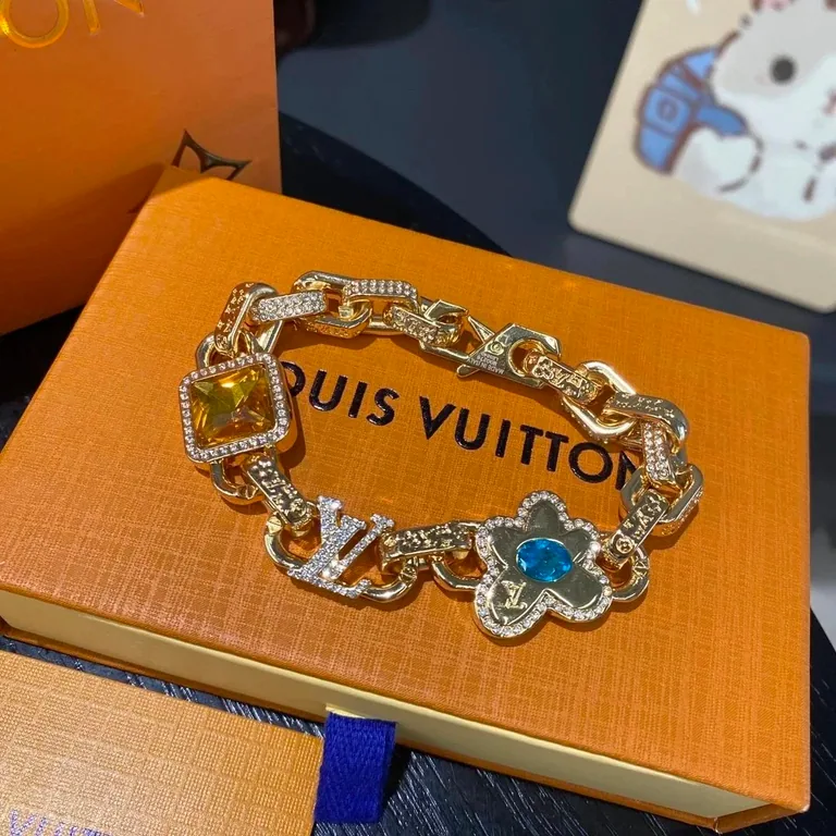 Louis Vuitton Monogram Flower Chain Bracelet — listing photo