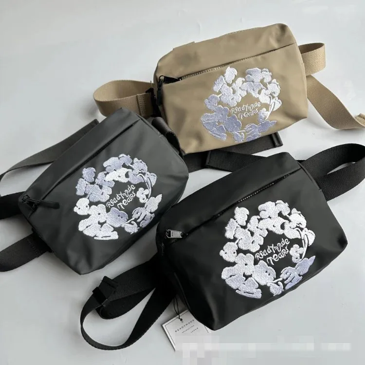 Readymade Floral Embroidery Waist Bag — listing image