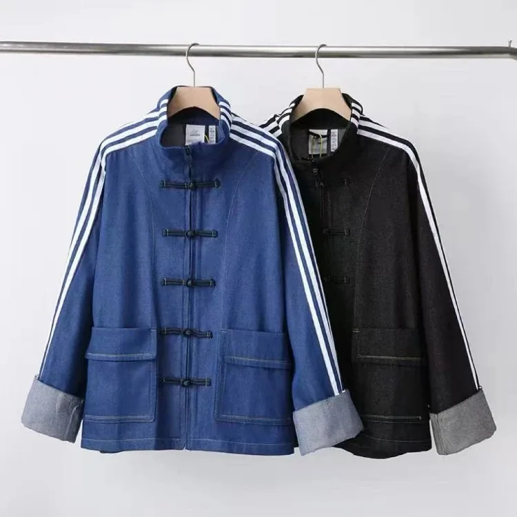 Adidas Mandarin-Collar Toggle Jackets [2 styles] — listing photo