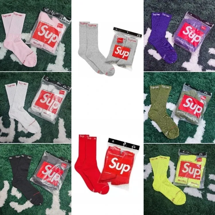 Supreme Logo Crew Socks — listing image