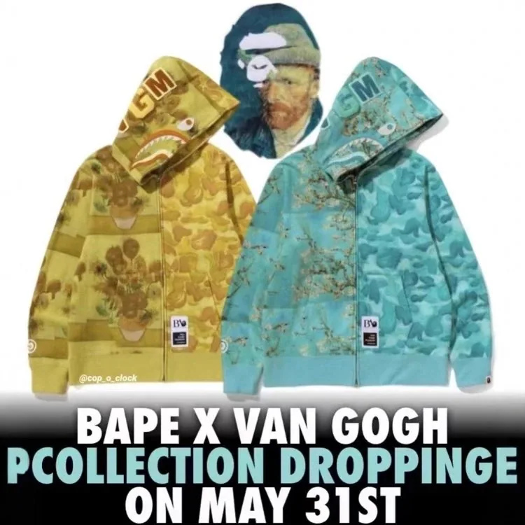 BAPE Sunflower Graphic Hoodies — listing image