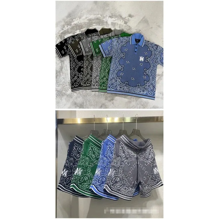 AMIRI Paisley Knit Shorts — listing image