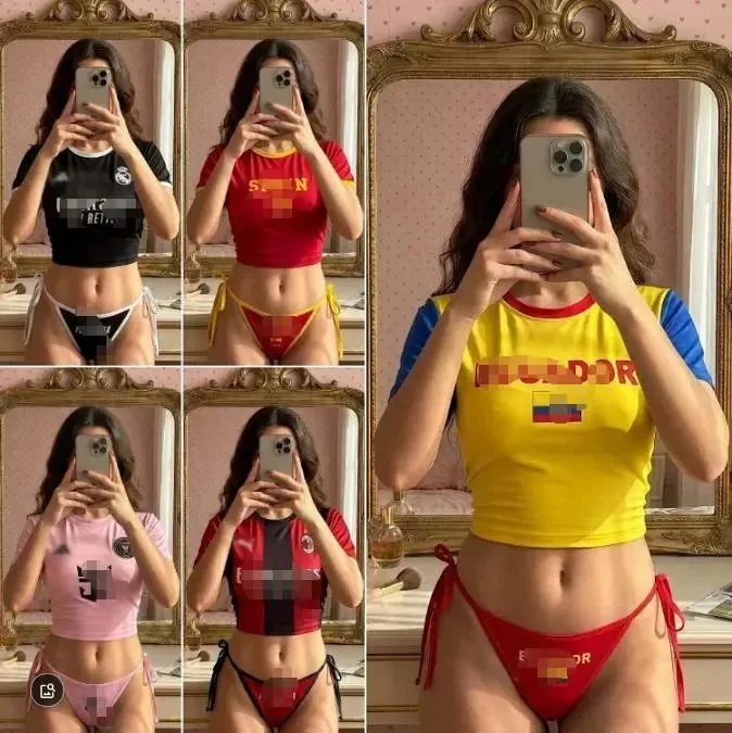 Jersey Crop Tops & Shorts — listing image